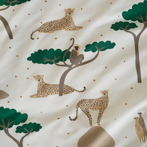 SANDLÖPARE, duvet cover and pillowcase, 150x200/50x60 cm, 306.031.98