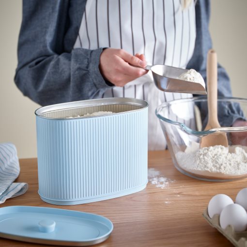 BETTHAJ, tin with lid for dry food, 3.1 l, 306.056.92