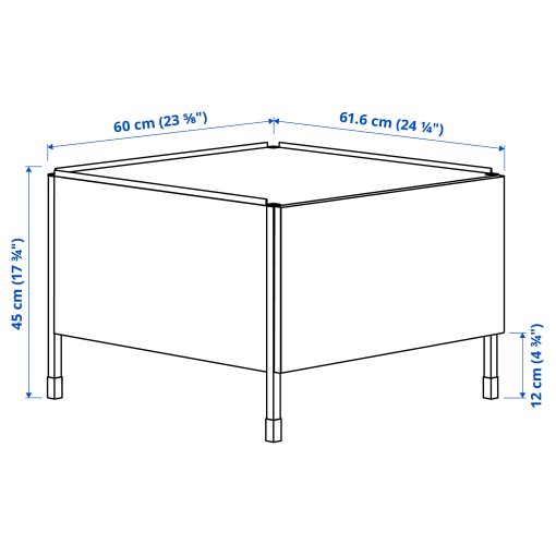 ENHET, pedestal for washer/dryer, 60x62x45 cm, 306.229.84