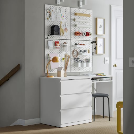 STORKLINTA, chest of 3 drawers, 70x50x75 cm, 306.275.33