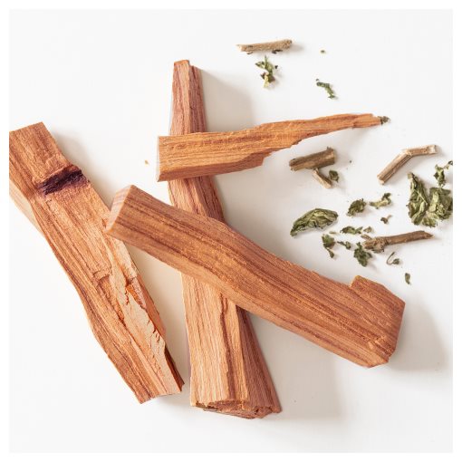 TOFSTÄRNA, scented candle in glass 2 wicks/Sandalwood & patchouli, 50 hr, 306.276.65