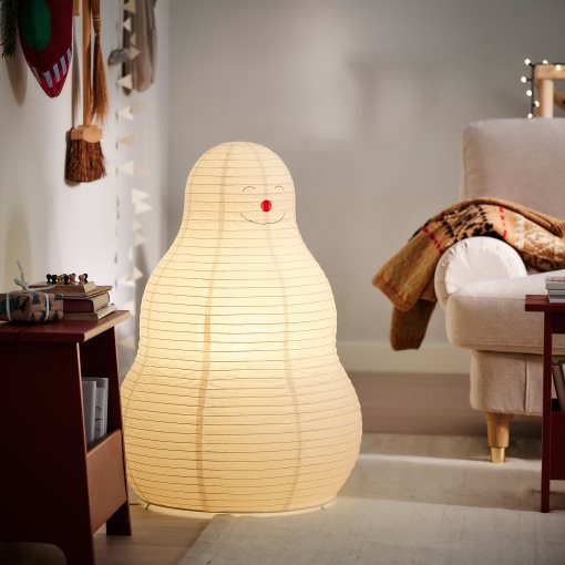 STRÅLA, floor lamp/snowman, 306.335.67