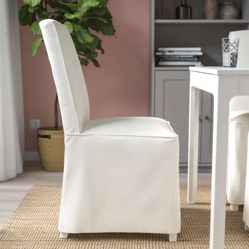 BERGMUND, καρέκλα με μακρύ κάλυμμα, 393.997.44