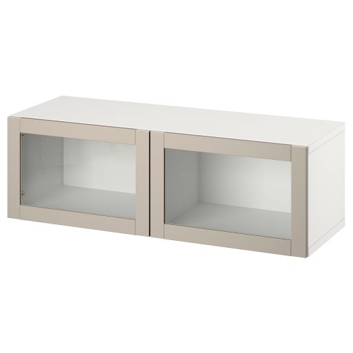 BESTÅ, wall-mounted cabinet combination, 120x42x38 cm, 394.398.58