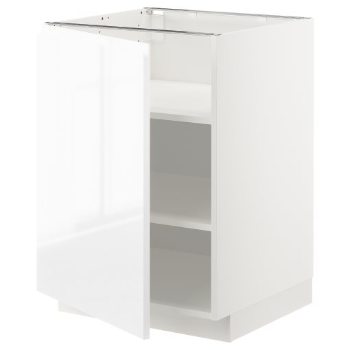 METOD, base cabinet with shelves, 60x60 cm, 394.611.75