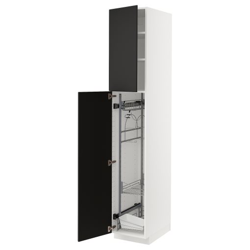 METOD, high cabinet with cleaning interior, 40x60x220 cm, 394.637.30