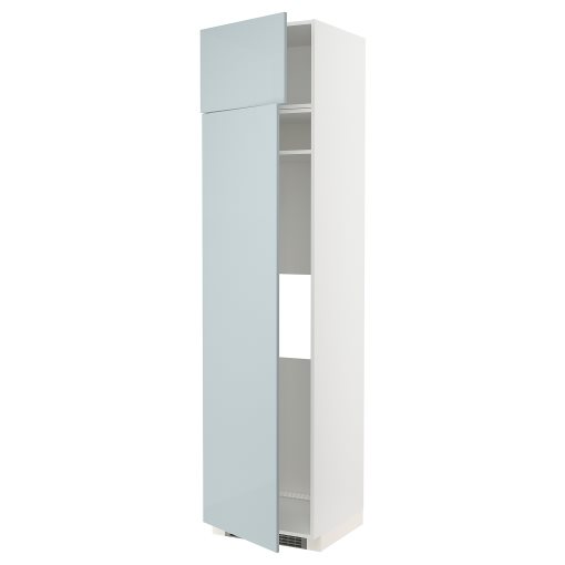 METOD, ψηλό ντουλάπι για ψυγείο ή καταψύκτη με 2 συρτάρια, 60x60x240 cm, 394.795.09