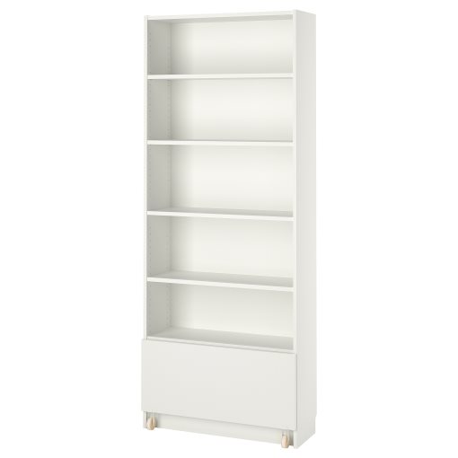 BILLY, bookcase with drawer, 80x30x202 cm, 394.838.08