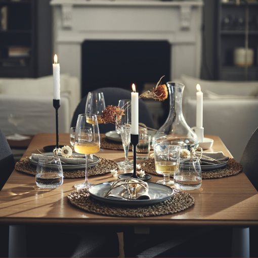 DANDERYD/DANDERYD, table and 2 chairs, 74/134x80 cm, 394.839.31