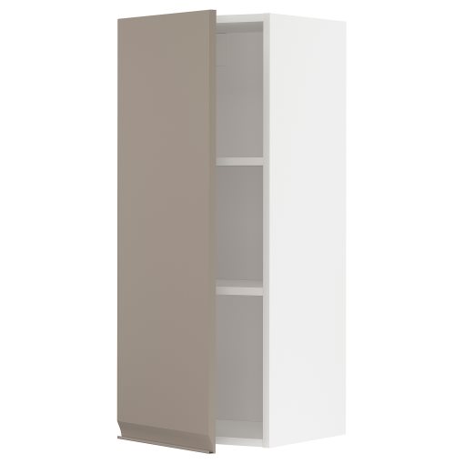 METOD, wall cabinet with shelves, 40x100 cm, 394.925.15
