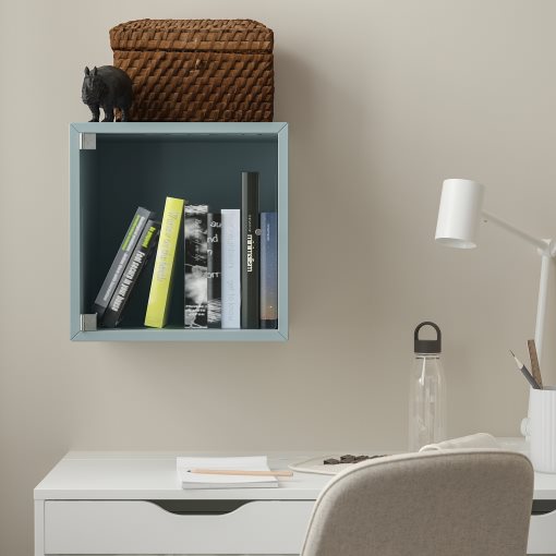 EKET, wall cabinet with glass door, 35x35x35 cm, 395.330.21