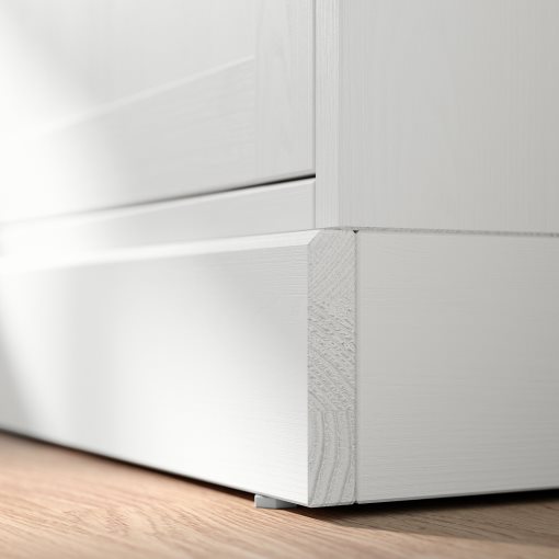 HAVSTA, σύνθεση αποθήκευσης με συρόμενες γυάλινες πόρτες, 121x47x212 cm, 395.347.61