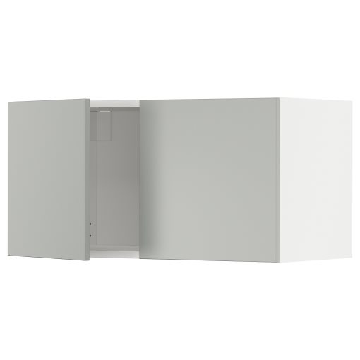 METOD, wall cabinet with 2 doors, 80x40 cm, 395.383.49
