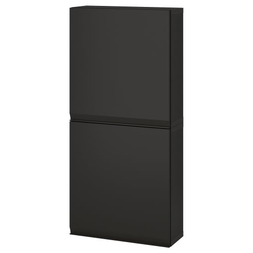BESTÅ, wall cabinet with 2 doors, 60x22x128 cm, 395.693.50