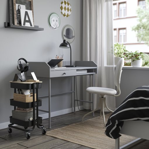 RÅSKOG/NORRÅVA, trolley with lid, 28x38x61 cm, 395.807.53