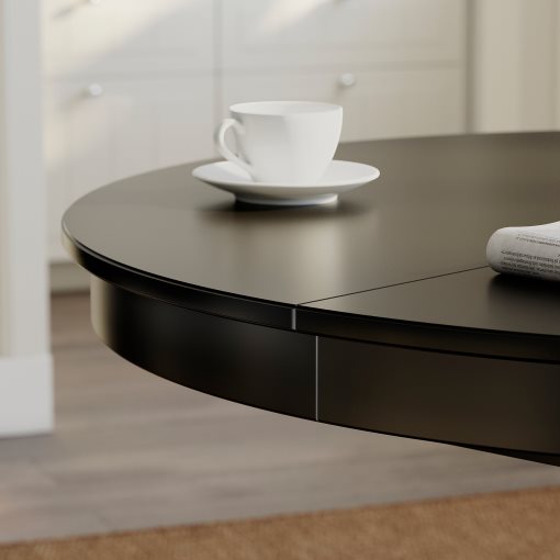 ROSENTORP, table and 4 chairs, 110/155 cm, 396.101.23