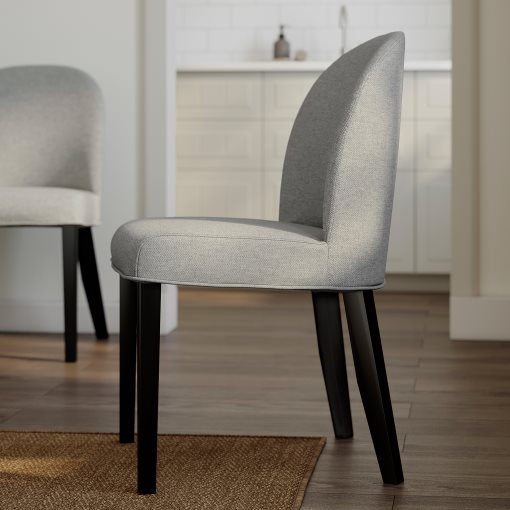 ROSENTORP, table and 4 chairs, 110/155 cm, 396.101.23