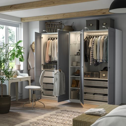 PAX/GULLABERG, wardrobe combination, 235x60x201 cm, 396.118.39