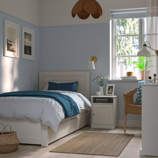 FÅGELFJÄLLET, bed frame with 2 storage boxes, 90x200 cm, 396.287.74