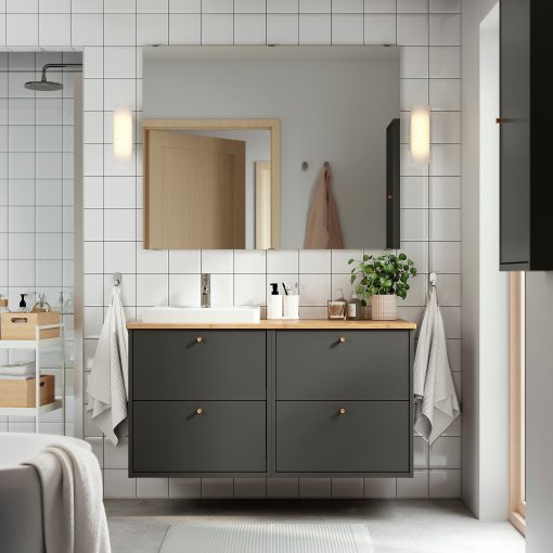 HAVBACK/ORRSJON, wash-stand/wash-basin, 122x49x71 cm, 396.293.54