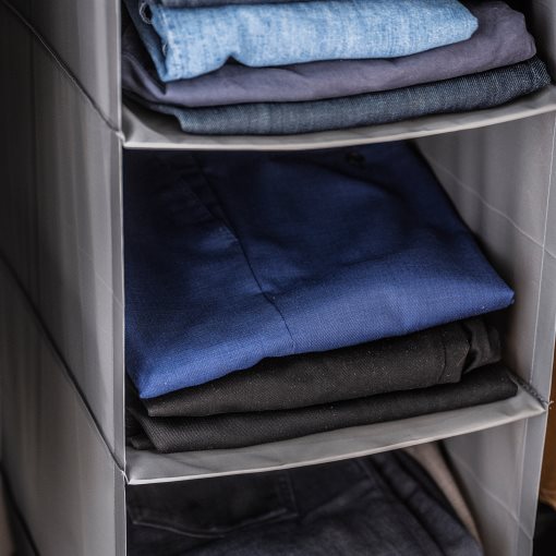 SKUBB, αποθήκευση με 6 τμήματα, 35x45x125 cm, 404.000.01