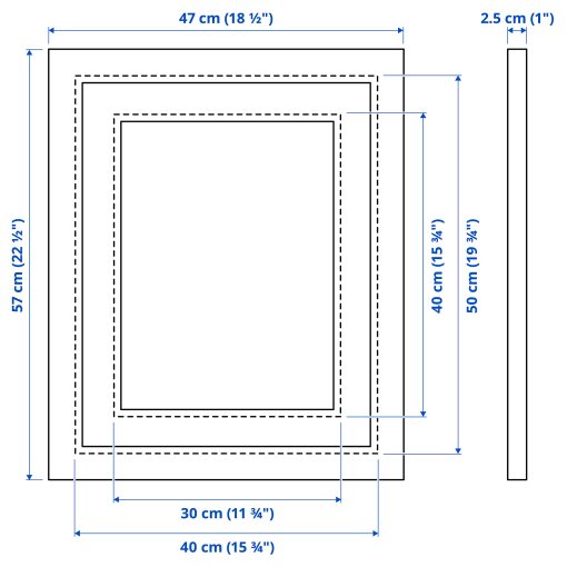 EDSBRUK, frame, 40x50 cm, 404.273.26