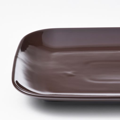FÄRGKLAR, πιάτο/γυαλιστερό, 4 τεμ. 30x18 cm, 404.854.44