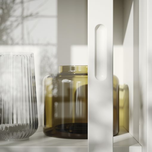 TONSTAD, ντουλάπι συρόμενες γυάλινες πόρτες, 81x37x116 cm, 404.888.95