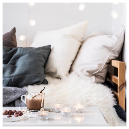 GLASBJÖRK, αρωματικό κερί ρεσό/Κέδρος & βανίλια, 30τεμ. 3.5 hr, 405.336.28