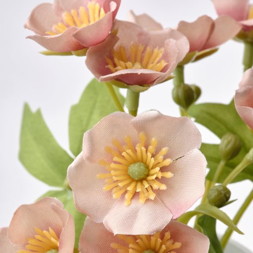 FEJKA, artificial potted plant with pot/in/outdoor flower mix/set of 3, 6 cm, 405.357.31