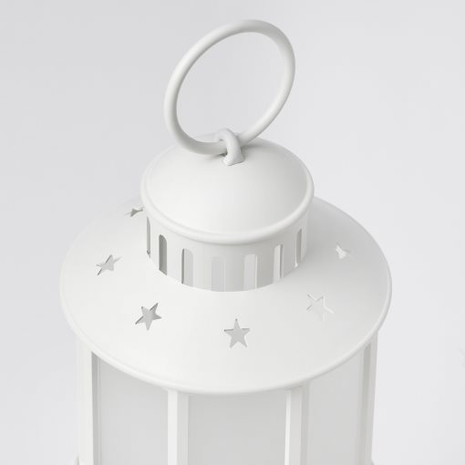 STRÅLA, lantern with built-in LED light source/battery-operated, 13 cm, 405.633.52