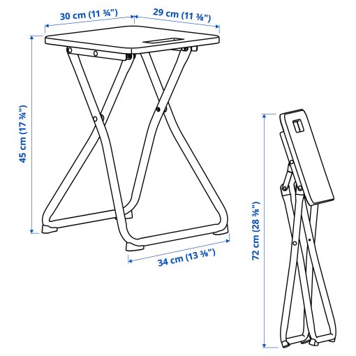 GUNDE, folding stool, 405.704.04