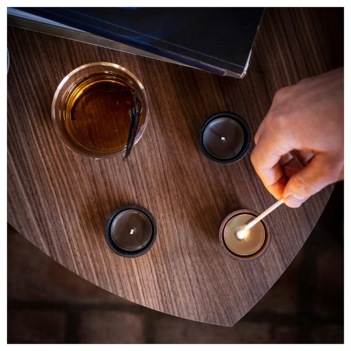 SILKESTRÄD, αρωματικό κερί ρεσό/δέρμα & βανίλια, 30 τεμ. 3.5 ώρες, 405.705.50