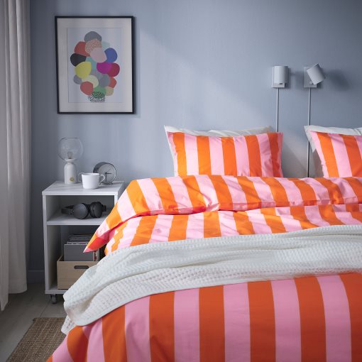 SLANHOSTMAL, duvet cover and pillowcase, 150x200/50x60 cm, 405.752.89