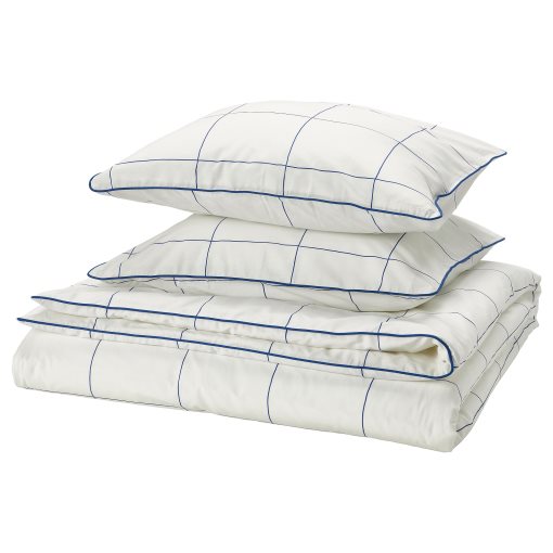 BREDVECKLARE, duvet cover and 2 pillowcases, 240x220/50x60 cm, 405.793.34