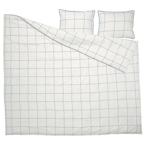 BREDVECKLARE, duvet cover and 2 pillowcases, 240x220/50x60 cm, 405.793.34