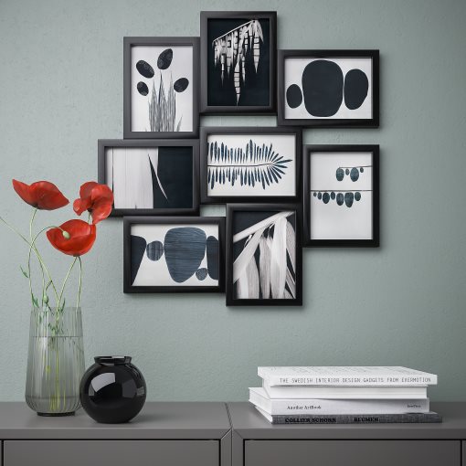 VÄXBO, art card/abstracts/set of 8, 13x18 cm, 405.835.76