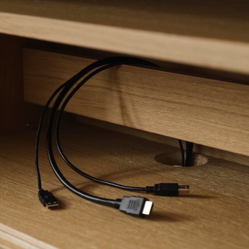 STOCKHOLM 2025, έπιπλο TV με συρόμενες πόρτες, 179x42x56 cm, 405.865.08