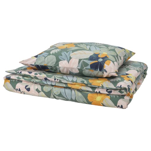 FÄLTGRÄSMOTT, duvet cover and pillowcase, 150x200/50x60 cm, 405.873.48