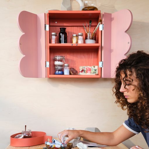 OMMJÄNGE, ντουλάπι με 2 πόρτες και 1 ράφι, 38x45 cm, 405.946.69