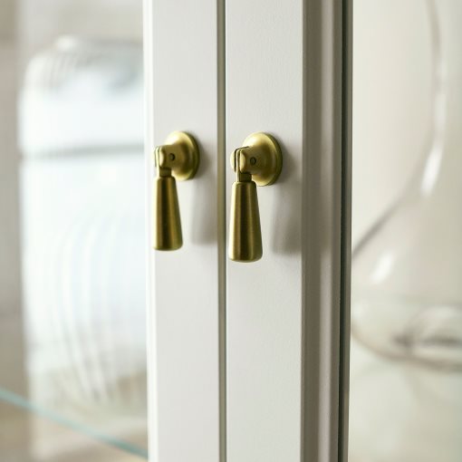 FÄRJKARL, ντουλάπι βιτρίνα, 87x45x161 cm, 405.976.44