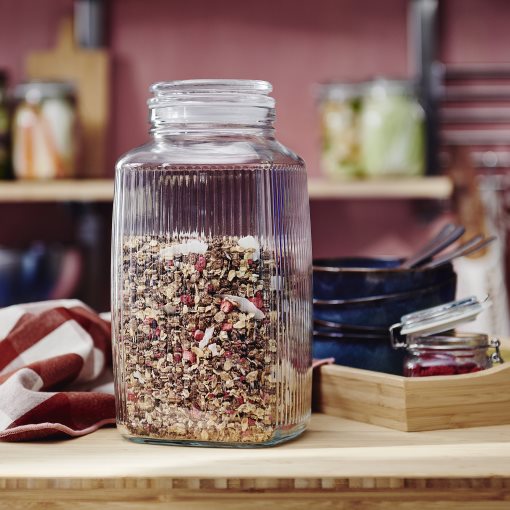 KÖSSEBÄR, jar with lid, 3 l, 405.986.67