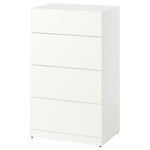LASTARE, chest of 4 drawers, 60x42x100 cm, 405.993.51