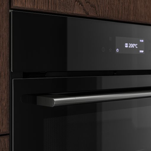 SPJUTBO, true fan oven with microwave/air fry/grill function/black/IKEA 700, 406.002.79