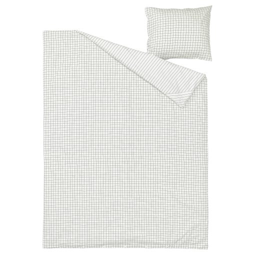 DOFTAKLEJA, παπλωματοθήκη και μαξιλαροθήκη, 150x200/50x60 cm, 406.005.14