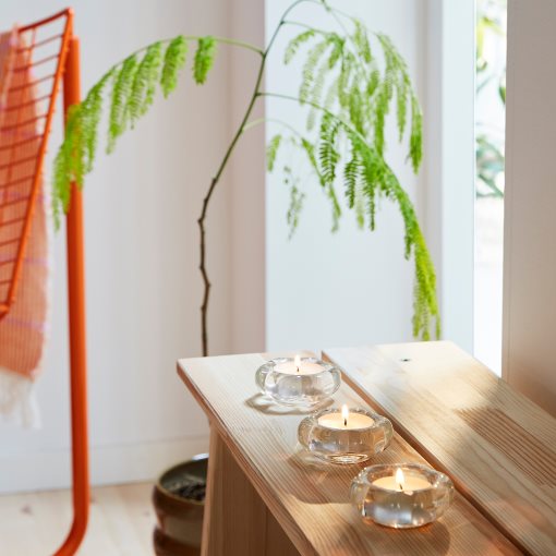 BLADFÅGEL, tealight holder, 3 cm, 406.070.30