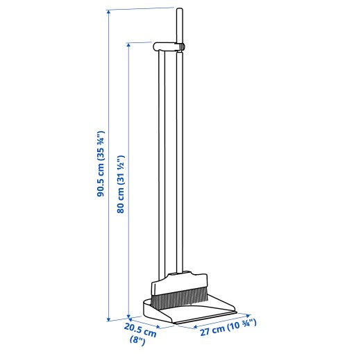 VINDSIKT, dustpan/broom, 406.080.63