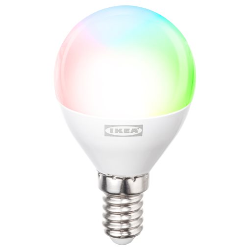 KAJPLATS, έξυπνος λαμπτήρας LED E14 806 lumen, 45 mm, 406.085.72