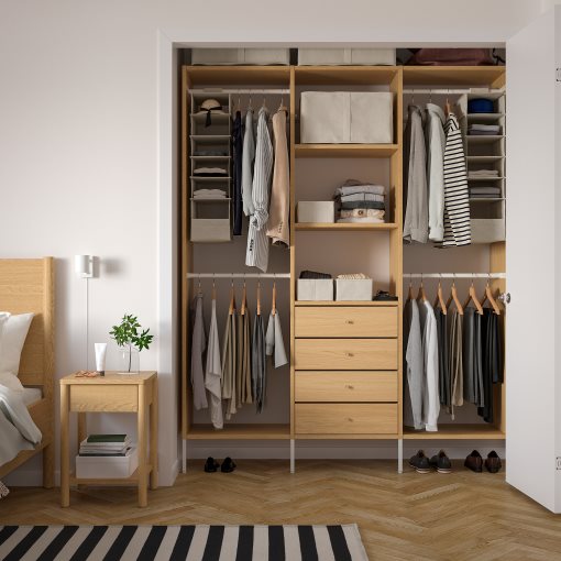 PURRPINGLA, hanging storage with 6 compartments, 22x34x80 cm, 406.122.63