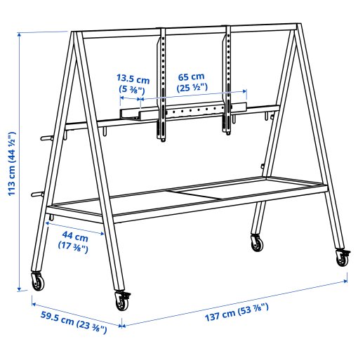 YXSTABY, gaming tv stand on castors, 406.289.52